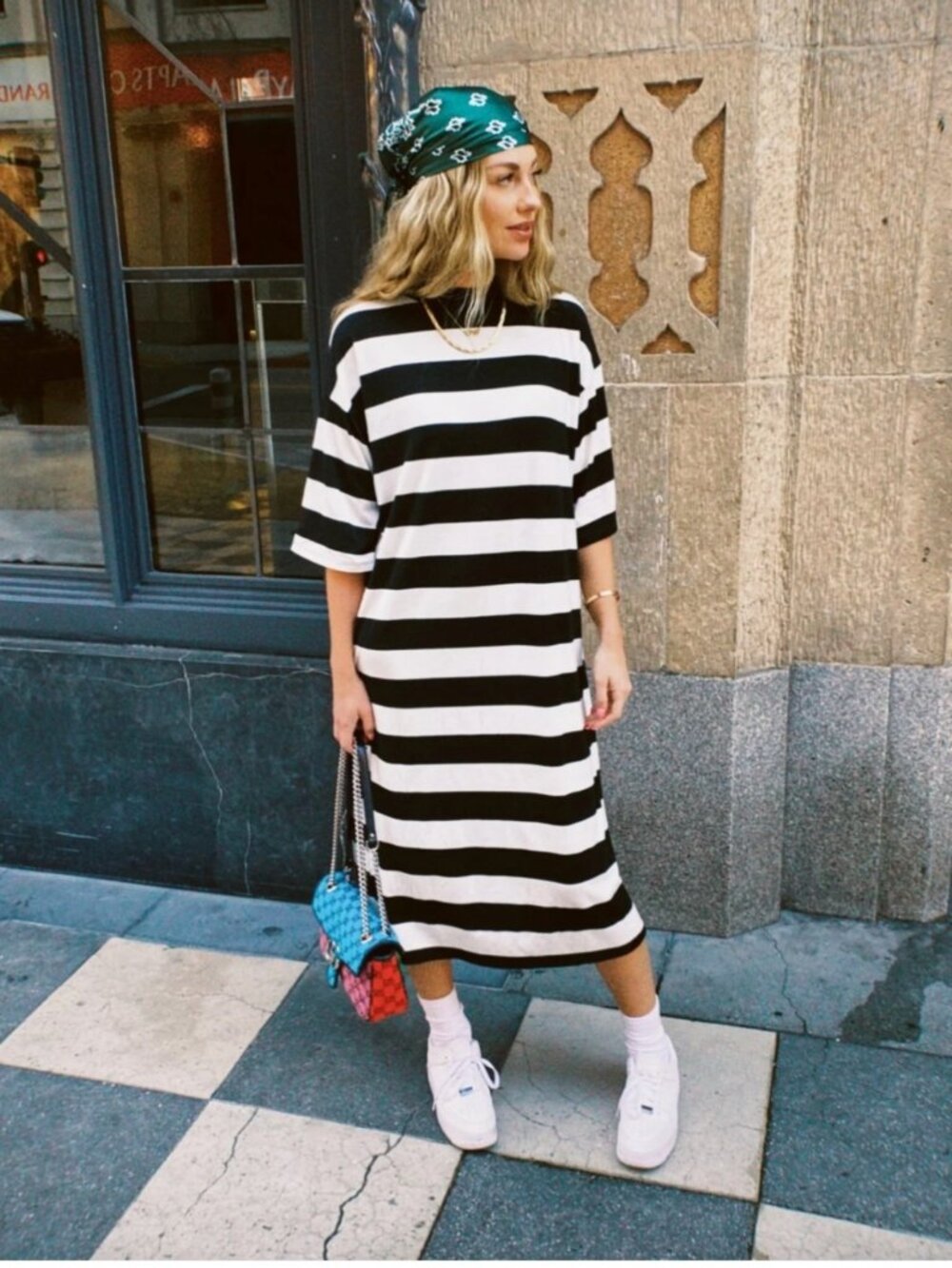 Dressed in LALA - Ozzy dress striped - NWT